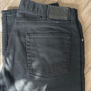 Calvin Klein Black Jeans with Smooth Finish
